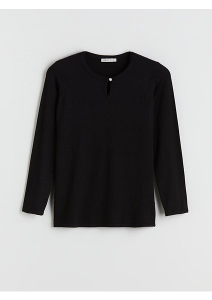 Yeni Sezon Bisiklet Yaka Kadın Triko Kazak indirimleri