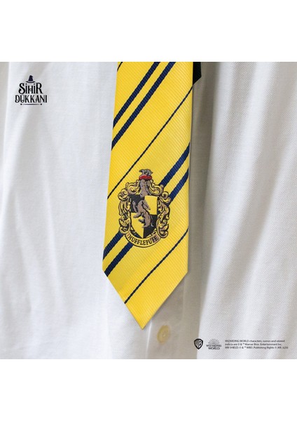 Orjinal Lisanslı Harry Potter Hufflepuff Öğrenci Kravatı modelleri