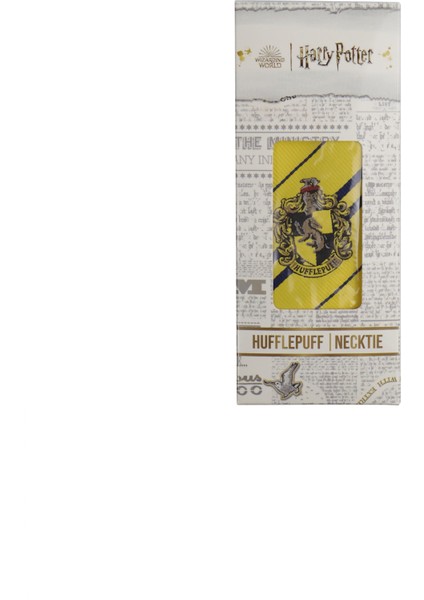 Orjinal Lisanslı Harry Potter Hufflepuff Öğrenci Kravatı