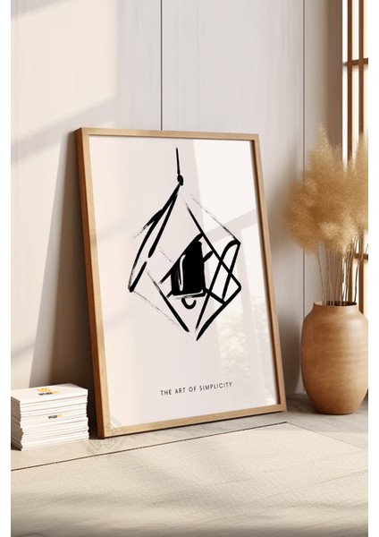 Bohemian Serisi Ahşap Çerçeveli Poster, Tablo No:76 fırsatları
