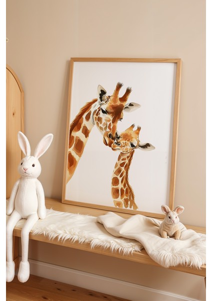 Çocuk Odası, Bebek Odası Ahşap Çerçeveli Poster, Tablo NO:117 fiyatları