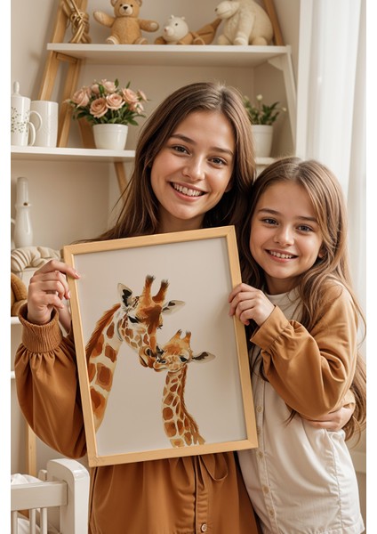 Çocuk Odası, Bebek Odası Ahşap Çerçeveli Poster, Tablo NO:117 modelleri