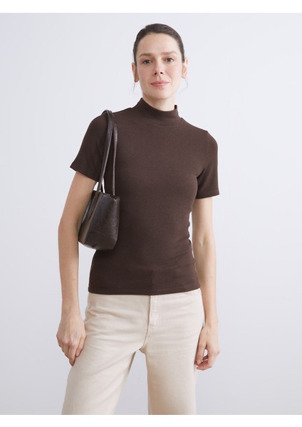 Yeni Sezon Dik Yaka Kadın Body