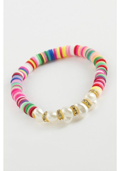 Wizard Inci Fimo Boncuk Bileklik-Beyaz fiyatları