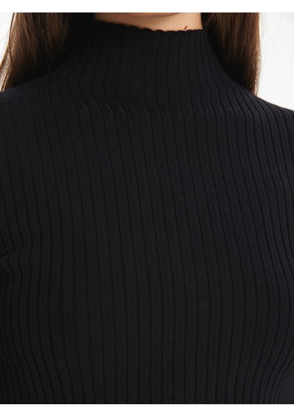 Yeni Sezon Yarım Balıkçı Yaka Kadın Triko Kazak modelleri