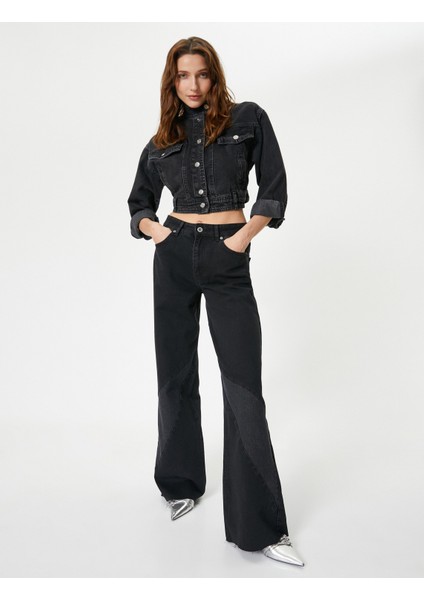 Kadın Jean Pantolon 6WAL40034MD Siyah