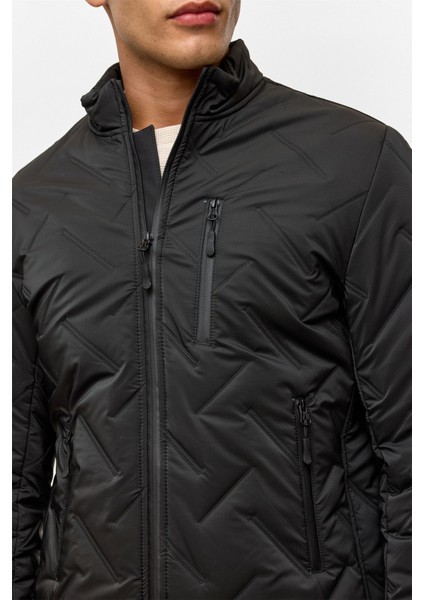 Kapitone Erkek Mont MN2008700485 Siyah fiyatları