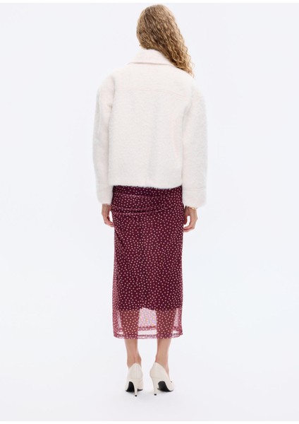 Kadın Quzu Cep Detaylı Ceket CKT00887 Ekru fırsatları