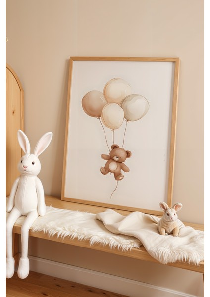 Çocuk Odası, Bebek Odası Ahşap Çerçeveli Poster, Tablo NO:104 fiyatları