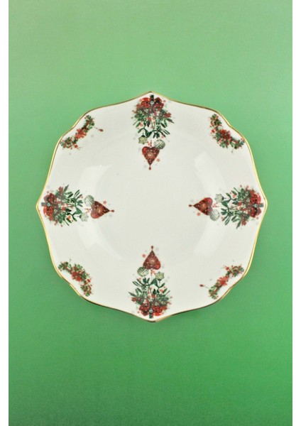 Christmas Love Altın Yaldızlı Porselen Salata Kasesi fiyatları