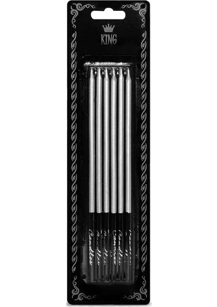 Gümüş Mum 20CM 6'lı fiyatları