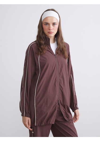Yeni Sezon Dik Yaka Oversize Kadın Yağmurluk