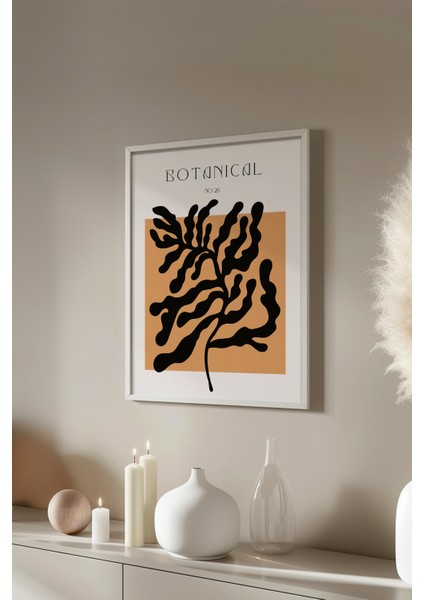 Bohemian Serisi Beyaz Çerçeveli Poster, Tablo NO:126
