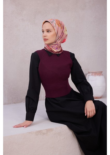 Çiçek Desen Ipek Twill Eşarp 4219D01 34