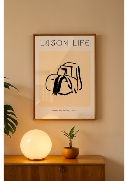 Bohemian Serisi Ahşap Çerçeveli Poster, Tablo No:74 fiyatları