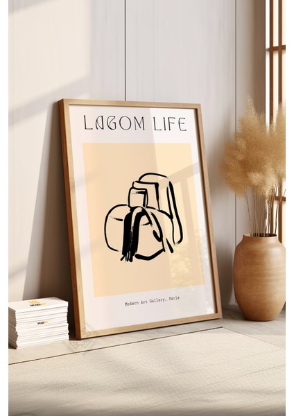 Bohemian Serisi Ahşap Çerçeveli Poster, Tablo No:74 fırsatları