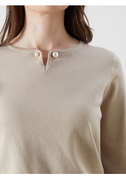 Yeni Sezon Bisiklet Yaka Kadın Triko Kazak modelleri