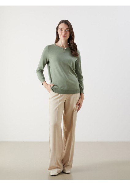 Yeni Sezon Bisiklet Yaka Kadın Triko Kazak fiyatları