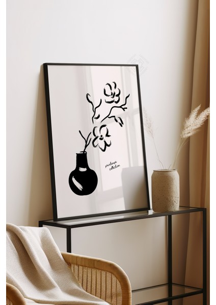 Bohemian Serisi Siyah Çerçeveli Poster, Tablo NO:109