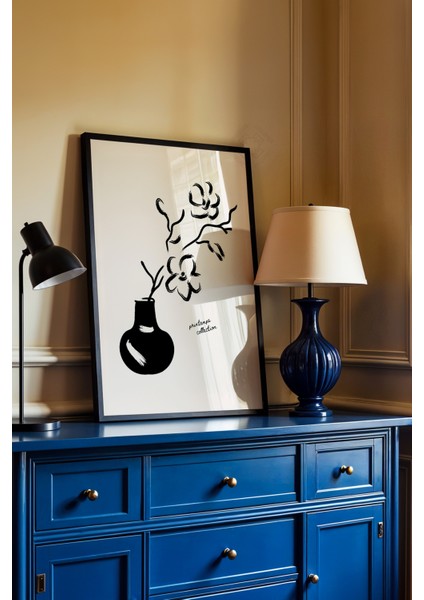 Bohemian Serisi Siyah Çerçeveli Poster, Tablo NO:109 fiyatları