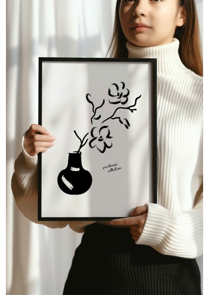 Bohemian Serisi Siyah Çerçeveli Poster, Tablo NO:109 modelleri