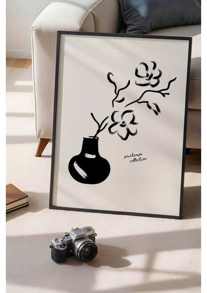 Bohemian Serisi Siyah Çerçeveli Poster, Tablo NO:109 fırsatları