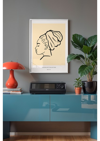 Bohemian Serisi Beyaz Çerçeveli Poster, Tablo No:97 fiyatları