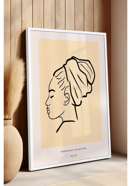 Bohemian Serisi Beyaz Çerçeveli Poster, Tablo No:97 fırsatları