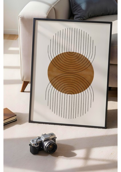 Bohemian Serisi Siyah Çerçeveli Poster, Tablo No:36 fırsatları