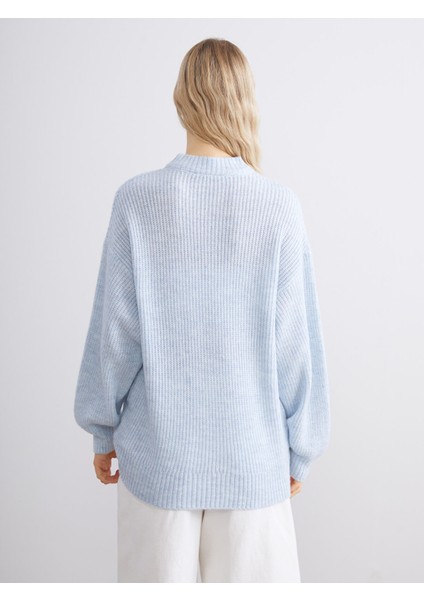 Yeni Sezon Dik Yaka Kadın Triko Kazak fırsatları