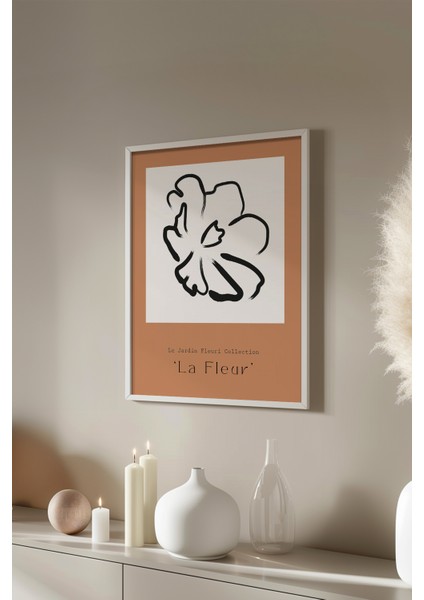 Bohemian Serisi Beyaz Çerçeveli Poster, Tablo NO:125