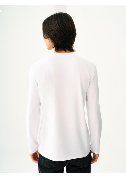 Erkek Sweat LF2037825 Whıte fırsatları