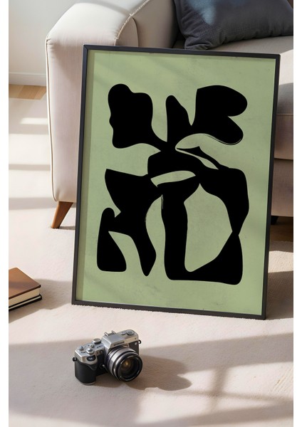 Bohemian Serisi Siyah Çerçeveli Poster, Tablo No:55 fırsatları