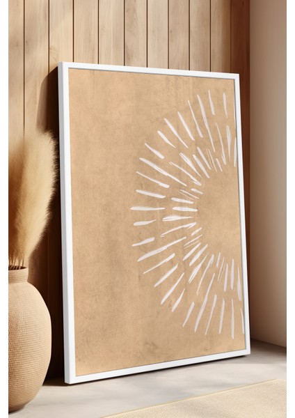 Bohemian Serisi Beyaz Çerçeveli Poster, Tablo No:8 fırsatları
