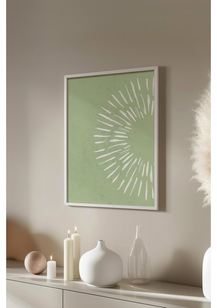 Bohemian Serisi Beyaz Çerçeveli Poster, Tablo No:50