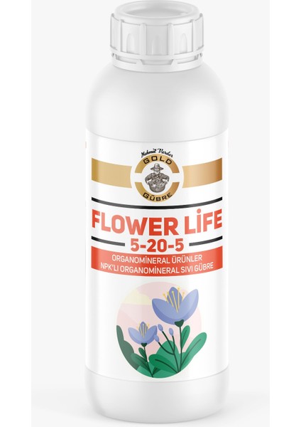 Flower Life 5 20 5 +1 Bor +3 Çinko