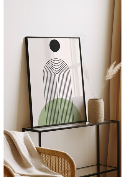 Bohemian Serisi Siyah Çerçeveli Poster, Tablo No:48