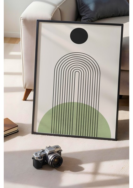 Bohemian Serisi Siyah Çerçeveli Poster, Tablo No:48 fırsatları