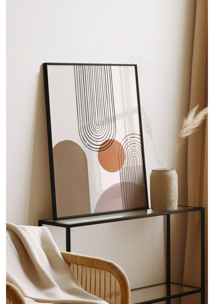 Bohemian Serisi Siyah Çerçeveli Poster, Tablo No:26