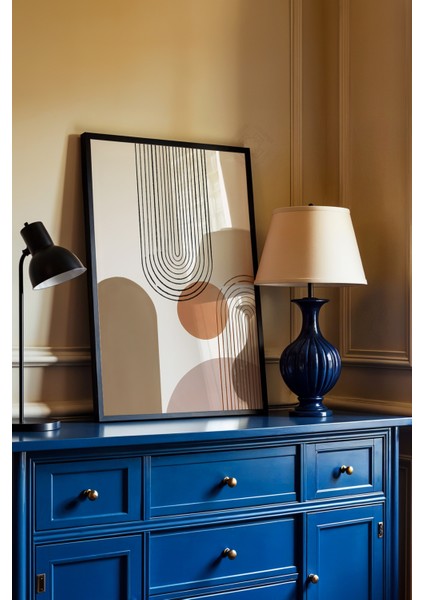 Bohemian Serisi Siyah Çerçeveli Poster, Tablo No:26 fiyatları