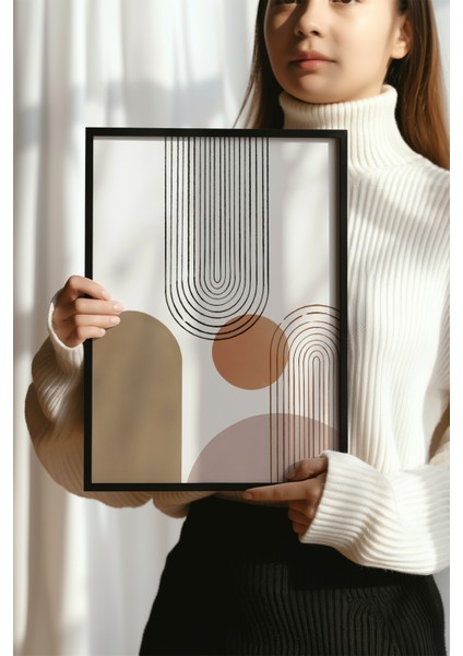 Bohemian Serisi Siyah Çerçeveli Poster, Tablo No:26 modelleri