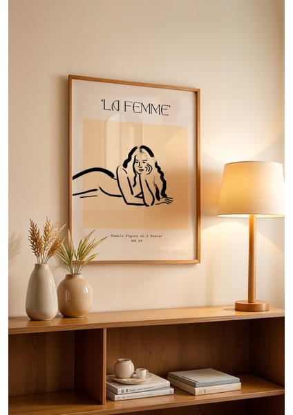 Bohemian Serisi Ahşap Çerçeveli Poster, Tablo No:82