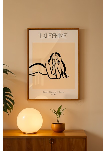 Bohemian Serisi Ahşap Çerçeveli Poster, Tablo No:82 fiyatları