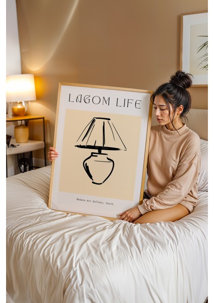 Bohemian Serisi Ahşap Çerçeveli Poster, Tablo No:75 modelleri