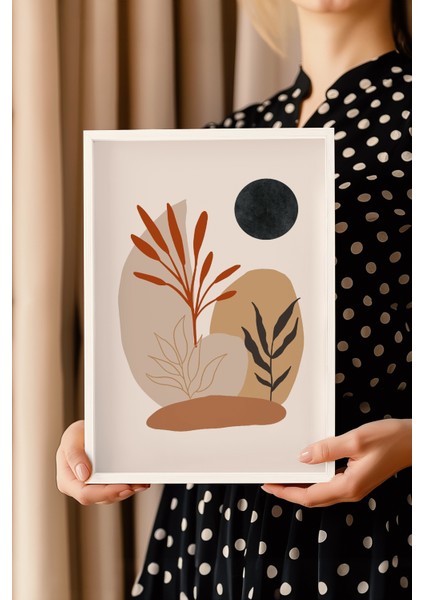 Bohemian Serisi Beyaz Çerçeveli Poster, Tablo No:15 modelleri