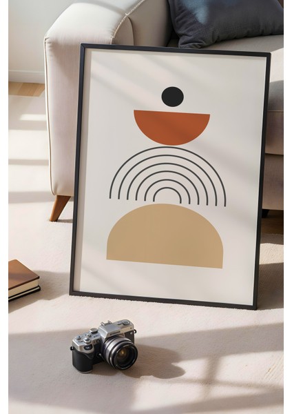 Bohemian Serisi Siyah Çerçeveli Poster, Tablo No:17 fırsatları