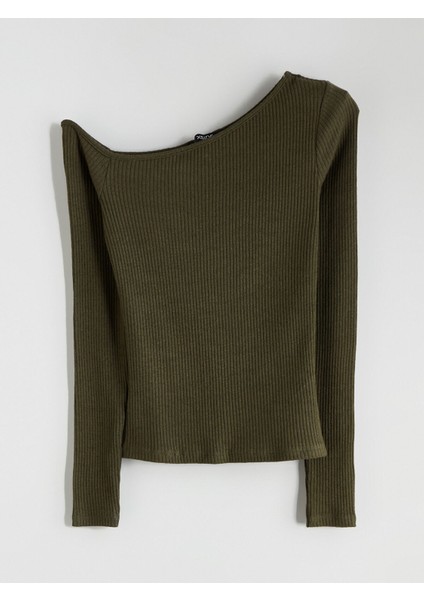 Yeni Sezon Kayık Yaka Dokulu Kadın Body indirimleri