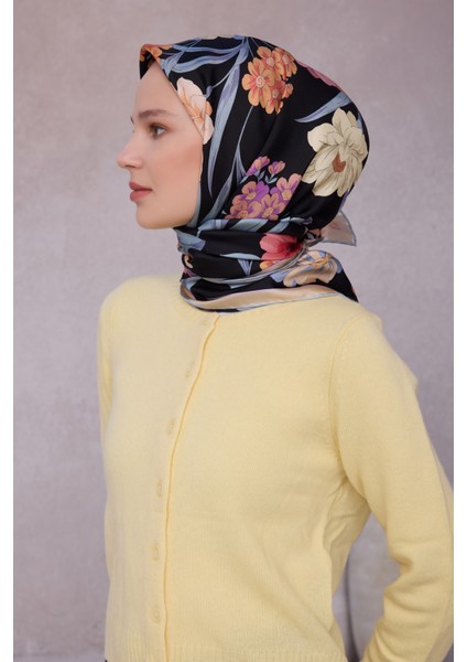 Çiçek Desen Ipek Twill Eşarp 4219D01 33 fiyatları