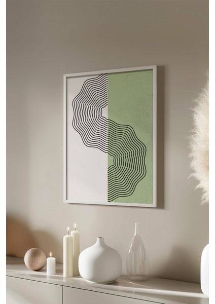Bohemian Serisi Beyaz Çerçeveli Poster, Tablo No:47