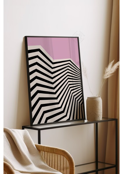 Bauhaus Serisi Siyah Çerçeveli Poster, Tablo No:64 fırsatları